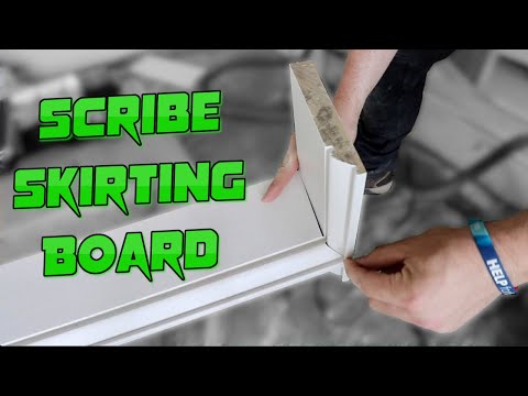 How To: Install Skirting Board And Cut Scribe Corners. ""Bonus Content"" The Ultimate Scribing Tool