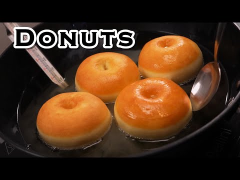 Easy Donuts recipe for Beginners!-  Knead ➤ Shape ➤ Proof ➤ Fry!😊So Easy & Soft!