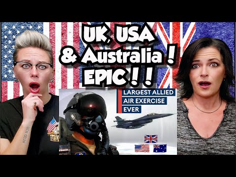 American Couple Reacts: Ready For China: RAF Joins US & Australia: Largest Allied Air Exercise EVER!