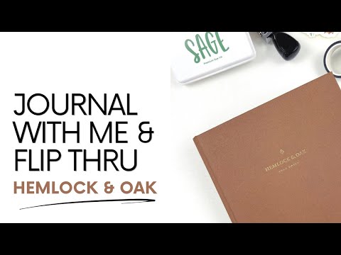 Journal With Me & Flip Through Of My Daily Journal 2023 | Hemlock & Oak