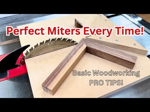 Make a Miter Sled for your Table Saw / Basic Woodworking