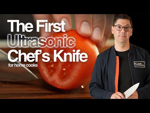 The World's First Ultrasonic Chef's Knife for Home Cooks: Seattle Ultrasonics C-200