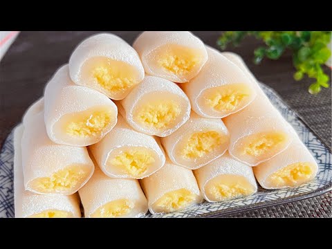 糯米粉这么做，简单又好吃，不烤不烙，入口温柔，凉爽又美味