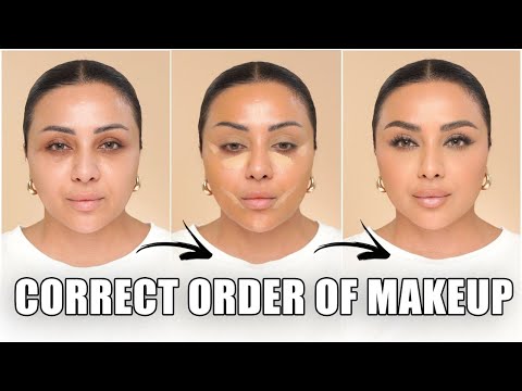 The Correct Order Of Makeup Application | Beginner Friendly