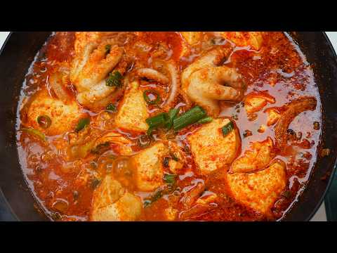 이렇게만 따라서 만들면 무조건 인정💖정말 맛있는  순두부찌개 황금레시피