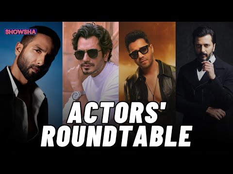 The Actors' Roundtable With Varun Dhawan, Nawazuddin Siddiqui, Shahid Kapoor | Throwback: Exclusive