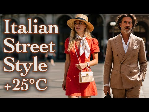 +25°C/77°F – What Everyone Is Wearing in Milan | Italian Street Fashion May 2025 & Hot Summer Trends