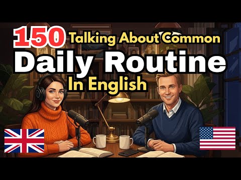 150 Daily Routine English Common Sentences | Easy English Conversation Practice
