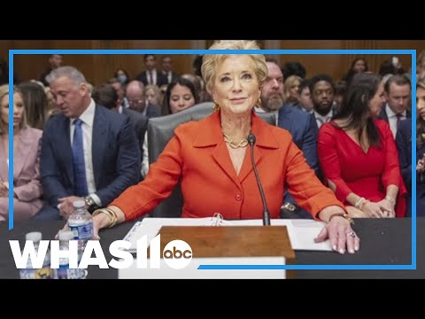 Trump secretary of education pick says she will dissolve the Department of Education