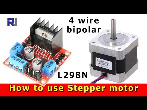 E181 Control Position and Speed of Stepper motor with L298N module using Arduino RJT181