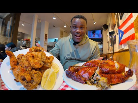 NYC's Crispy Fried Chicken & Rotisserie Puerto Rican Style