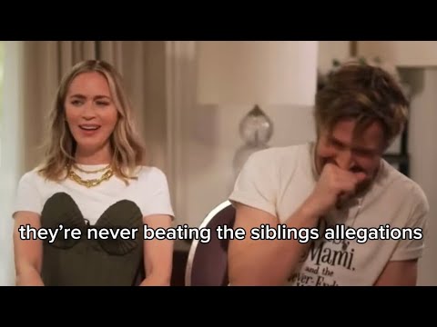 Emily and Ryan giving off major big sister/little brother vibes