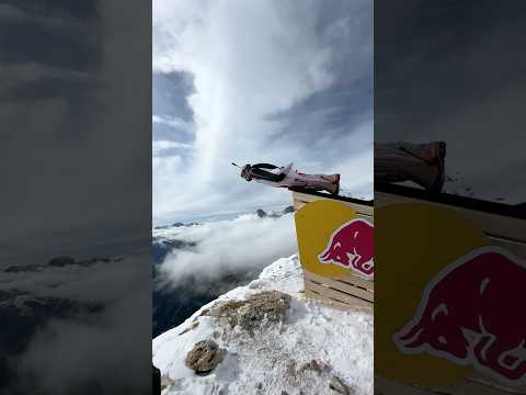 Skydivers VS. Catapult Launcher *Off a Cliff* @redbull