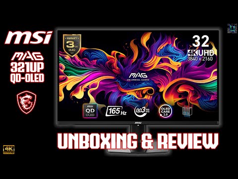 Why is MSI's MAG 321UP QD-OLED the BEST Gaming Monitor?
