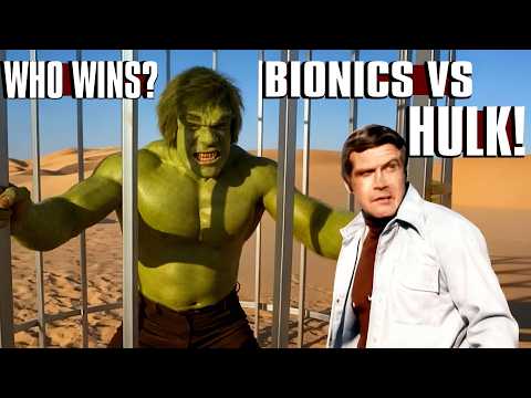 The Incredible Hulk vs the Six Million Dollar Man fight to the finish!