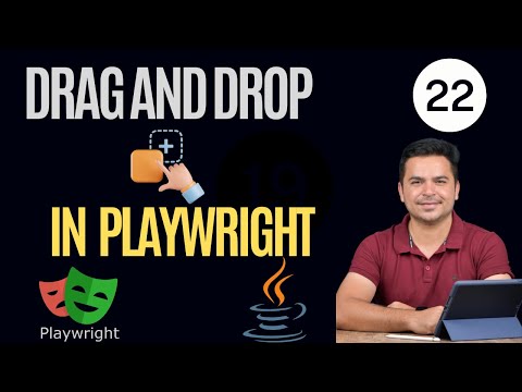 How to Perform Drag and Drop In Playwright with Java