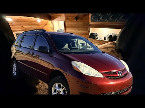 A Minivan Camper Like No Other! | Cozy Cabin Toyota Sienna - Full Tour