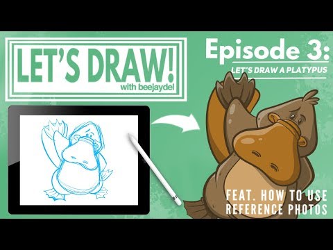 Let's Draw! Episode 3: Platypus & How To Use Reference Photos