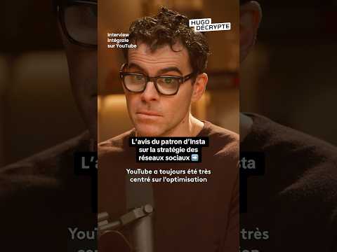 L’avis du patron d’Insta sur la stratégie des autres réseaux sociaux ?