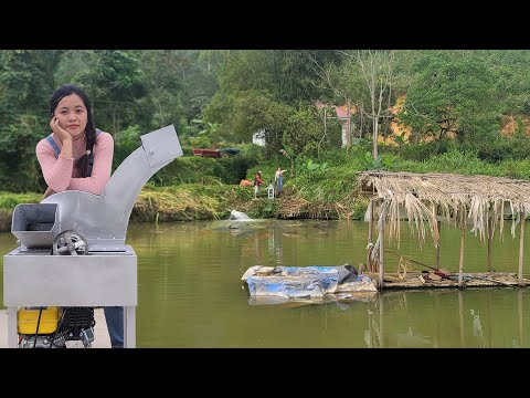 Repair Girl Helps Build a Gasoline-Powered Banana Tree Chopper