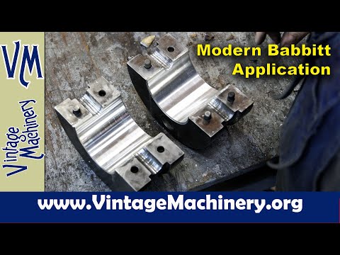 A Fairly Complicated Modern Babbitt Bearing Pour - Rush Job!