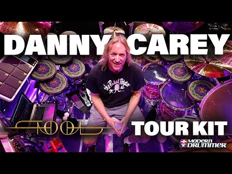 Danny Carey - TOOL - Tour Kit Rundown #drummer #drums