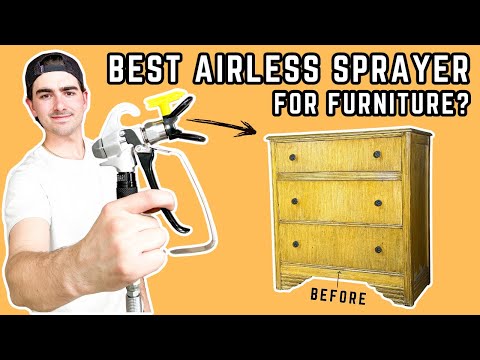 InoKraft M1 MaxPrey Airless Paint Sprayer | How-To Furniture Painting Guide
