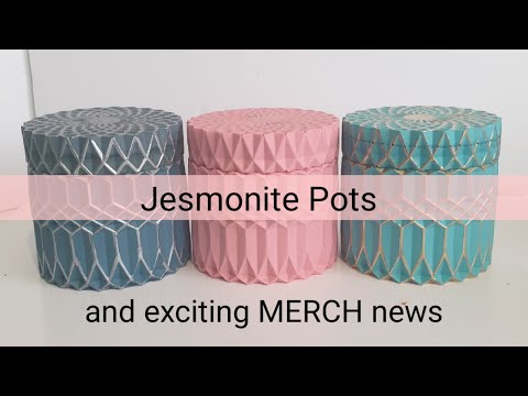 How to make Jesmonite Pots