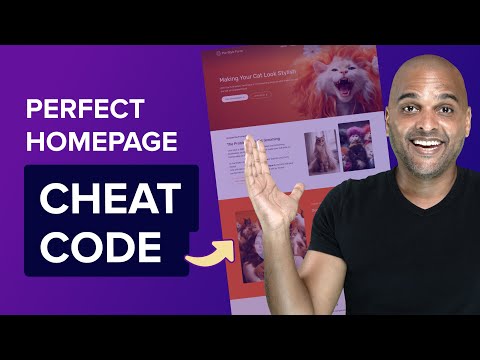 Perfect Homepage Design Explained + How to recreate WITH A CHEAT CODE!