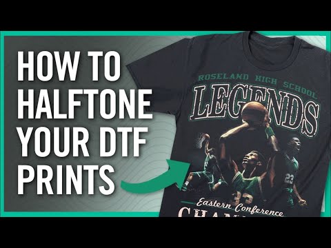How To Halftone DTF Artwork The Easy Way