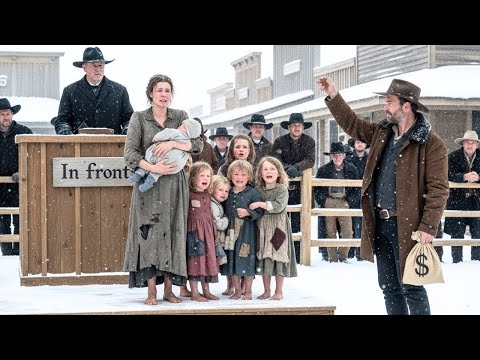 Witwe mit 6 Kindern wurde wie Vieh verkauft – bis dieser Cowboy eingriff
