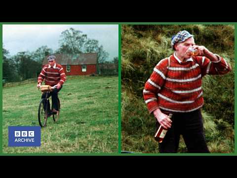 1976: BIG JIM's Big BOOZY Bike Trip to Braemar | Nationwide | Weird and Wonderful | BBC Archive
