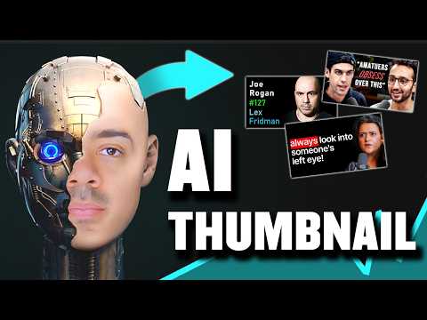 Create Podcast Thumbnails 10x FASTER! (AI Thumbnail Maker Tutorial)