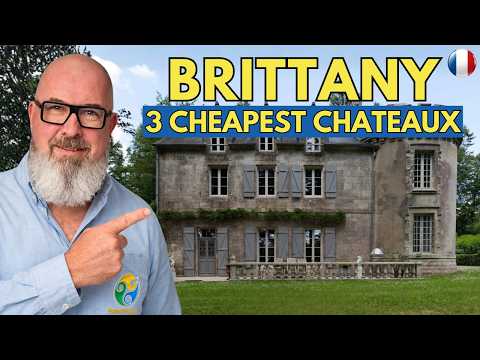 BRITTANY - The 3 cheapest chateaux for sale