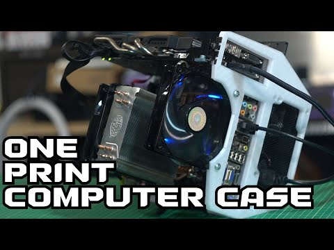 The PrintPuter - Fully 3D Printed Computer Chassis #3dprinting