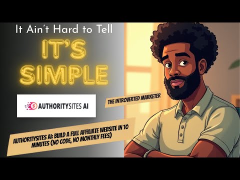 AuthoritySites AI: Build a Full  Affiliate Website in 10 Minutes (No Code, No Monthly Fees)