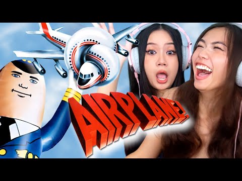 Foreign Girls React | Airplane! | First Time Watch