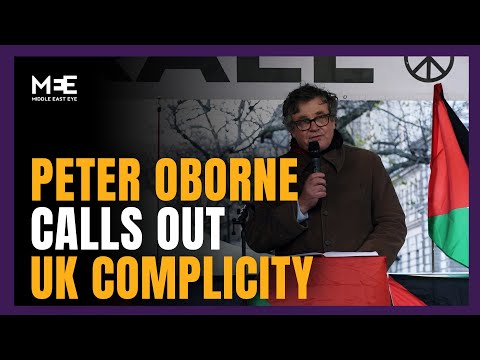 Oborne says London pro-Palestine crowds represent the best of Britain