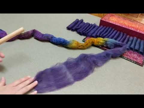 Making Fauxlags from combed top