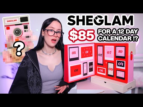 SHEIN Has An Advent Calendar!? UNBOXING &amp; TESTING THE SHEGLAM ADVENT CALENDAR 2024…