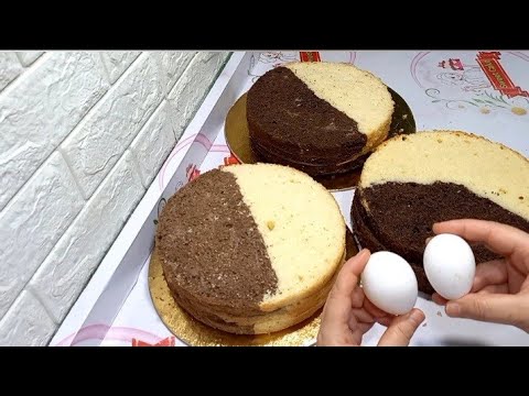 شوفي حجم البيض بيعمل ايه في الاسبونج وتلت مقاسات مختلفه من الإسبونج في فيديو واحد 💞💞