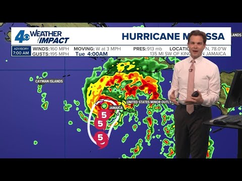 Tropical Weather Impact: Melissa strengthens into a Category 5 | Hurricane Melissa