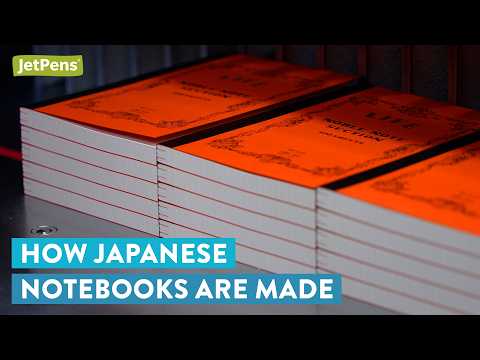Only 3 machines left in Japan?! See how the iconic LIFE Noble Notebook is made!