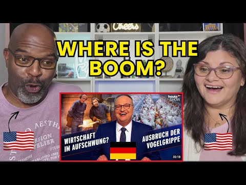 Americans try to Understand Why Germany's Economy Stalled- Heute Show Explains