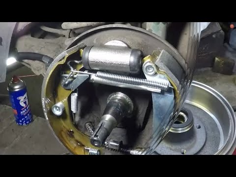 Замена-ремонт.Трос ручника,барабаны,тормозные колодки,тормозные цилиндры.Ланос.Сенс.