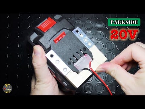 PARKSIDE 20V DIY BATTERY HOLDER from work waste
