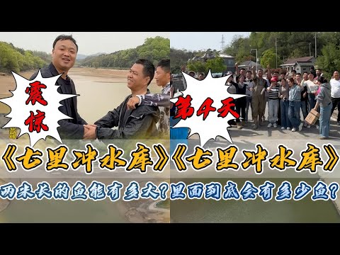 大表哥花100000元盘下七里冲水库大钓场，传说中的爆竿圣地百斤巨物多不胜数，这次是血赚还是血亏？#户外抓鱼 #户外捕鱼 #大表哥抓鱼 #乡村生活 #农村生活