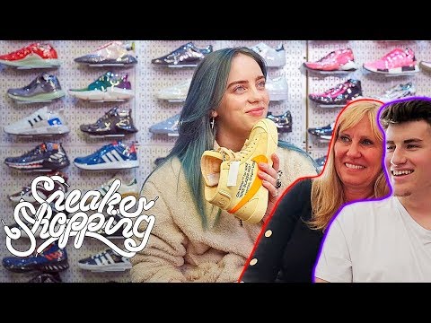 MOM REACTS TO BILLIE EILISH GOES SNEAKER SHOPPING WITH COMPLEX!!!