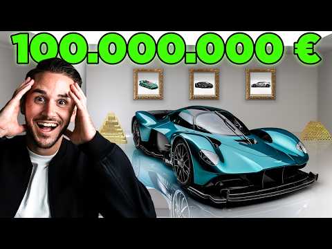100 Millionen Euro Supercar Garage 🤯 | Aston Martin Valkyrie, Koenigsegg uvm.