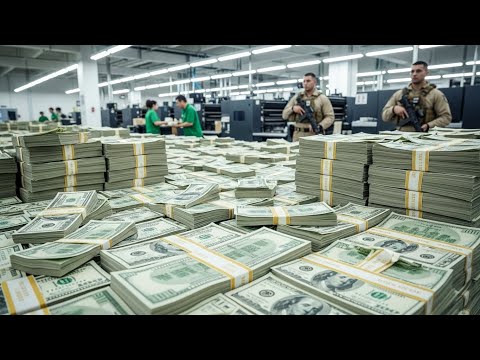 Inside the Dollar-Printing Factory: Turning Paper Into $100 Billion-Currency (Full Process)